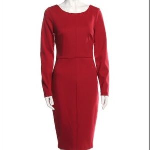 Robert Rodriguez red cocktail dress